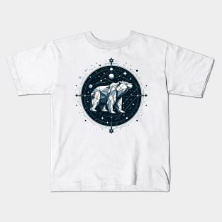 Galactic Ursus: Space Bear Constellation Kids T-Shirt